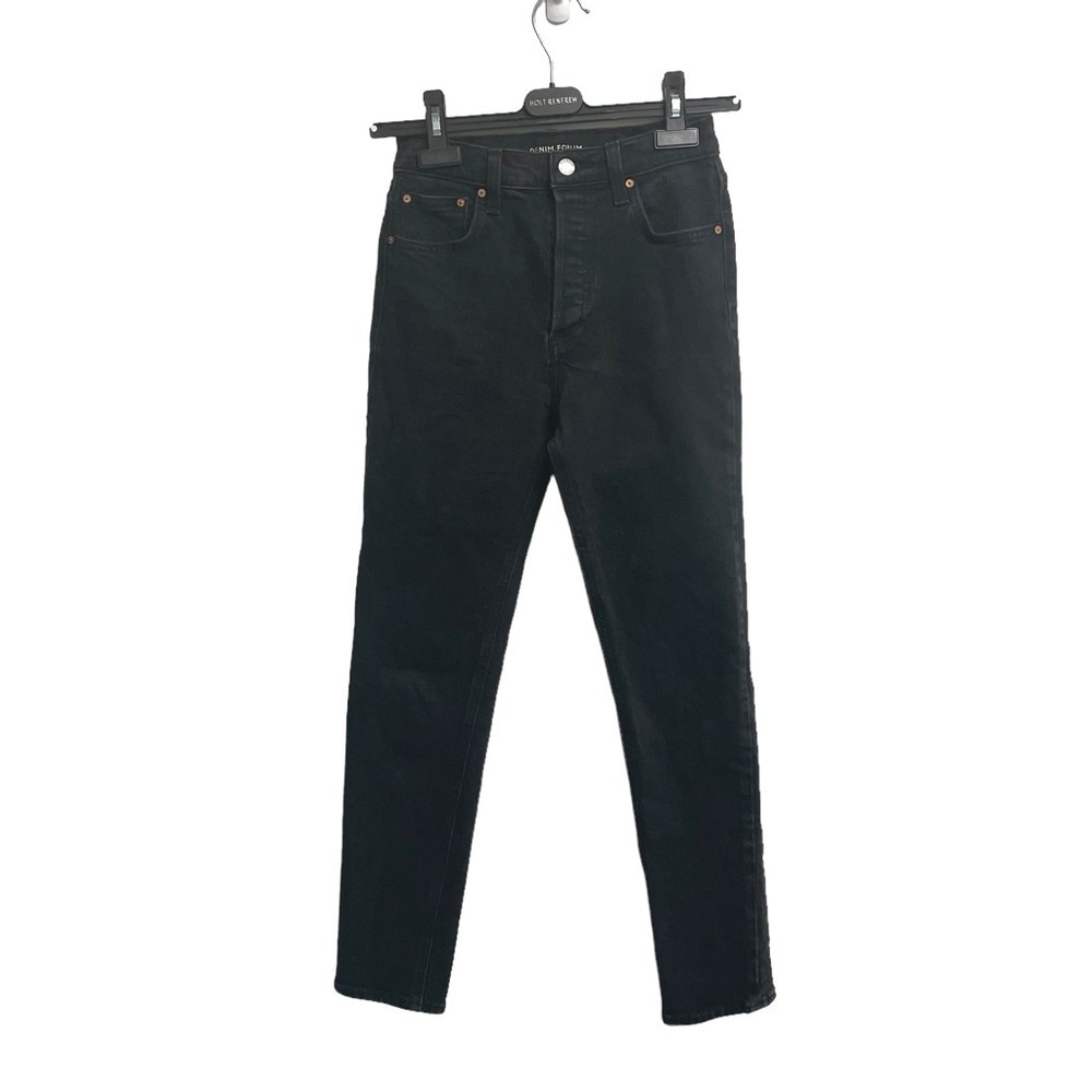 DENIM FORUM Yoko High Rise Slim Denim Jeans
Black 25